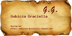 Gubicza Graciella névjegykártya
